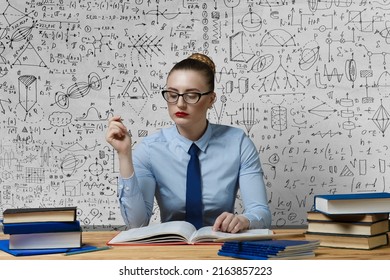 Strict Female Teacher Mixed Media Stock Photo 2163857223 | Shutterstock