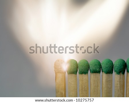 To strike a match.