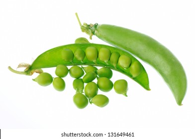 String Beans Isolated On White Background