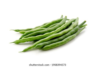 String Beans Isolated On White Background