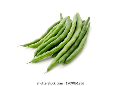 String Beans Isolated On White Background