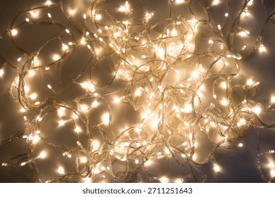 String lights glow warmly, creating a cozy atmosphere in any setting.