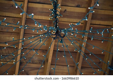 String Lights Hanging From Ceiling