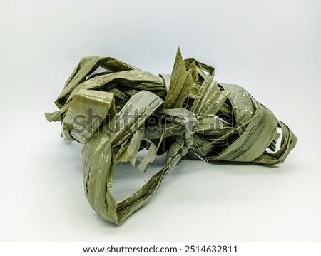 The string made from plastic material is commonly called Rapia String in Indonesia