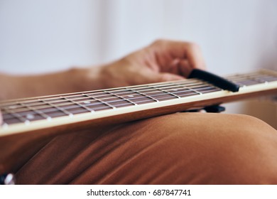 Strings, close-up guitars, chords, rock, music, musical instrument.