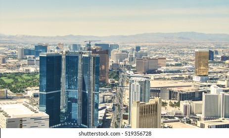 The Strip of as Vegas - Hotel Aerial view