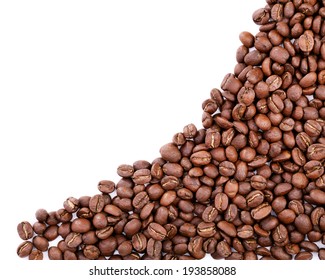 Stripe Coffee Beans Isolated On White Stock Photo 193858088 | Shutterstock