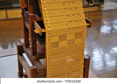 Striped Paper Of Jacquard Loom