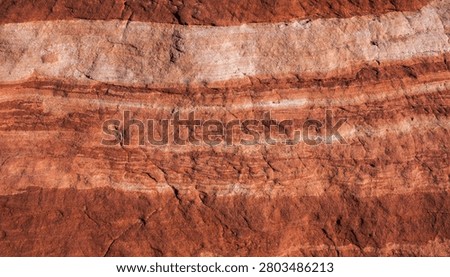 The striped texture of the Fire Wave in the Valley of Fire.