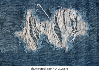 Striped textured blue used jeans denim linen vintage background
