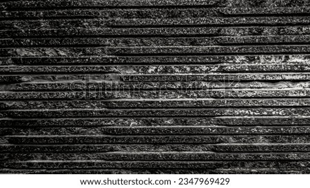 stripes on black stone and stone waterfall