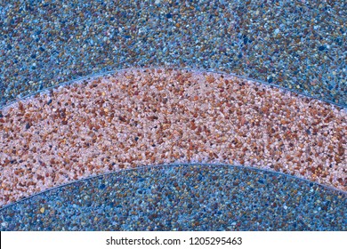 Strips of bright and dark gravel. Texture - Powered by Shutterstock