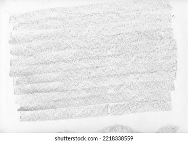 stroke and line pattern of chalk on white paper 