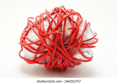 Stroke. Wire simulating rupture of the vessel.