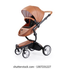 leather baby prams