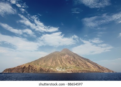 Stromboli Volcano In Italy