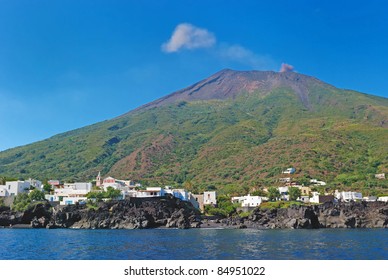 Stromboli Volcano Sicily Italy