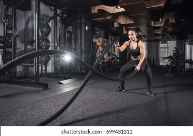 26,025 Woman gym dark background Images, Stock Photos & Vectors ...