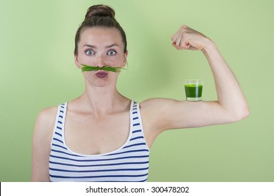 Strong And Healthy With A Wheatgrass Power Shot