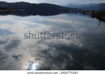 Similar – Image, Stock Photo Mountain lake with cristal clear water in the alps