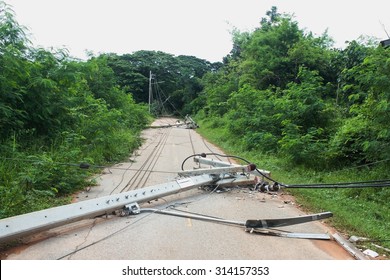 Strong Winds Bringing Down Power Lines To Blame.