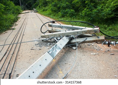 Strong Winds Bringing Down Power Lines To Blame.