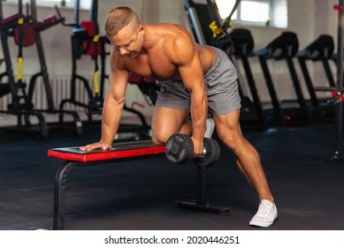 single arm dumbbell row