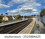 Strood railway station on a sunny autumnal day. Strood, Kent, UK. October 4th 2024