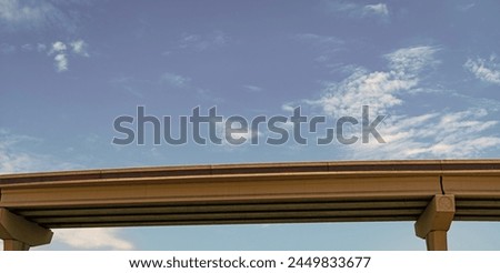 structural roadway. road junction. flyover architecture of transport system. bridge overpass on highway. structural overpass in perspective. overpass structure of bridge. concrete overpass structure