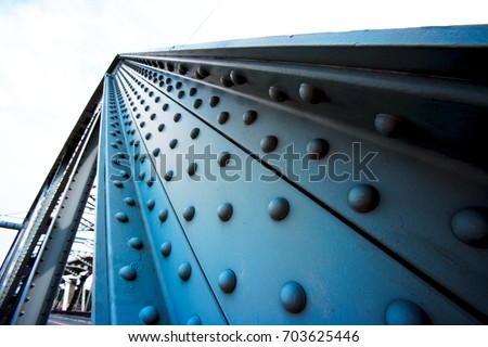 Structural steel bridge