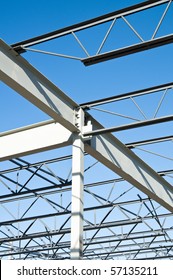 Structural Steel Structure New Commercial Building Stock Photo 57135211 ...