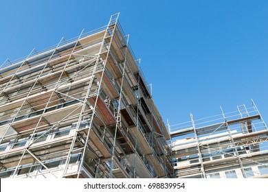Structural work of a new apartment building