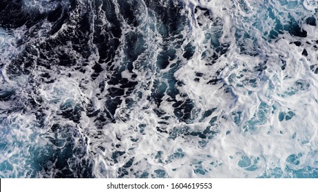 Structure Foamy Ocean Water Sea Texture Stock Photo (Edit Now) 1604619553