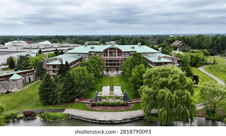 A structure that showcases itself as the quintessential class of what a resort should feel like.