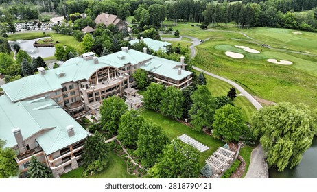 A structure that showcases itself as the quintessential class of what a resort should feel like.