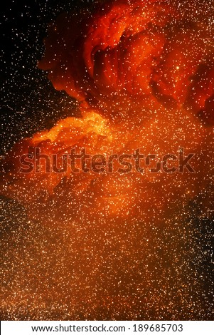 Structure of a thermite reaction.