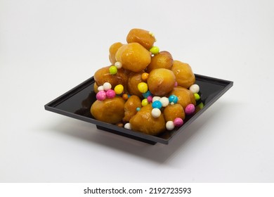 Struffoli Christmas Cake Typical Of Naples