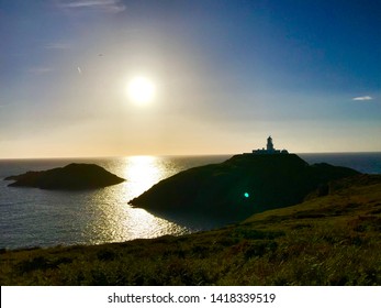 Strumble Head Lighthouse In Pembrokeshire Wales