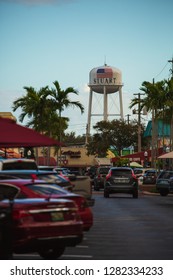 Stuart, Florida, USA - January 1, 2019: City of Stuart Water Tower