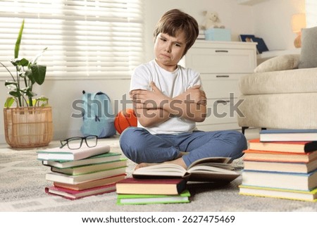 Stubborn kid refusing to read books at home
