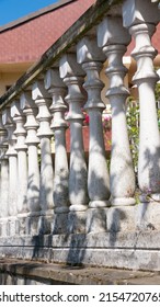 Stucco Bannister In Rural House