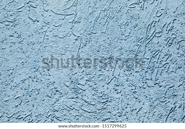 Stucco Blue Finish Exterior Interior Walls Stock Photo Edit