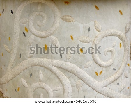 The stucco wall background and pillar Stock photo © 