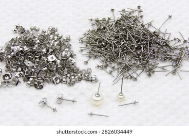Stud earring post and butterfly backings DIY earrings making