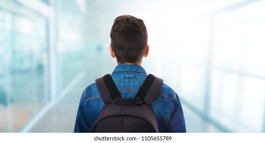 Student With Backpack