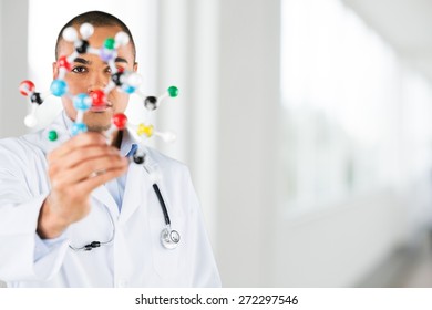 Student, chemistry, isolated. - Powered by Shutterstock