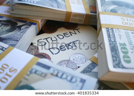 Student Debt Stock Photo