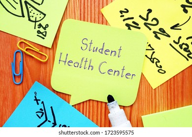 Student Health Center Phrase On The Page.