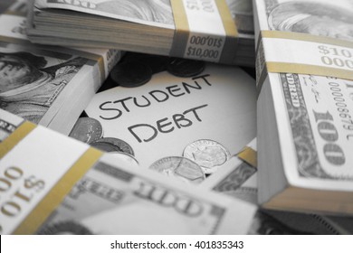 Student Loan Debt Stock Photo