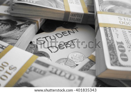 Student Loan Debt Stock Photo